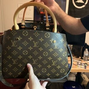 Authentic Louis Vuitton Brown Monogram Handbag